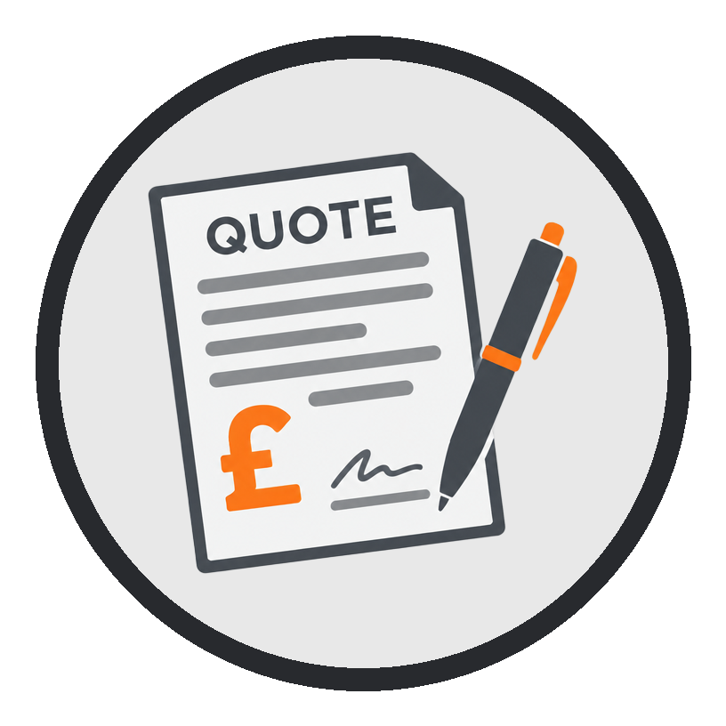 Fixed-price quote illustration
