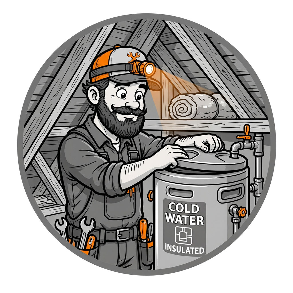 Cold water tanks illustration